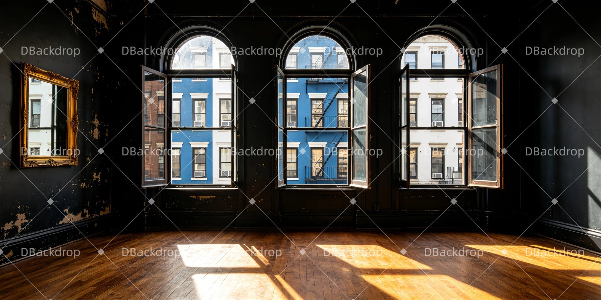 Theater Backdrops Brooklyn Apartment Large Stage Backdrops GQ66-T4