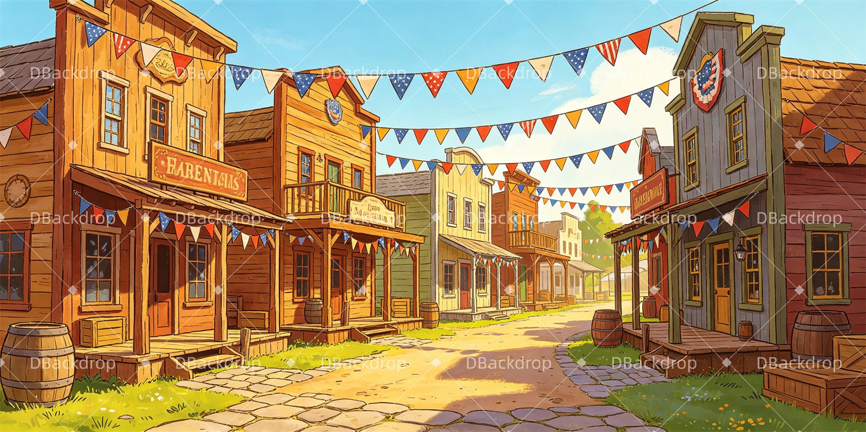 School Play Backdrops Festival Celebration Theater Backdrop GQ66-T40