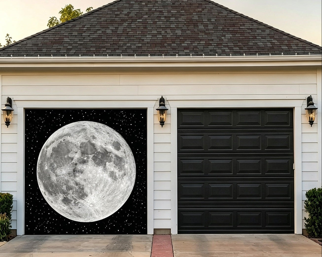 Halloween Giant Full Moon Starscape Large Halloween Garage Door Banner GQ67-11-1 car