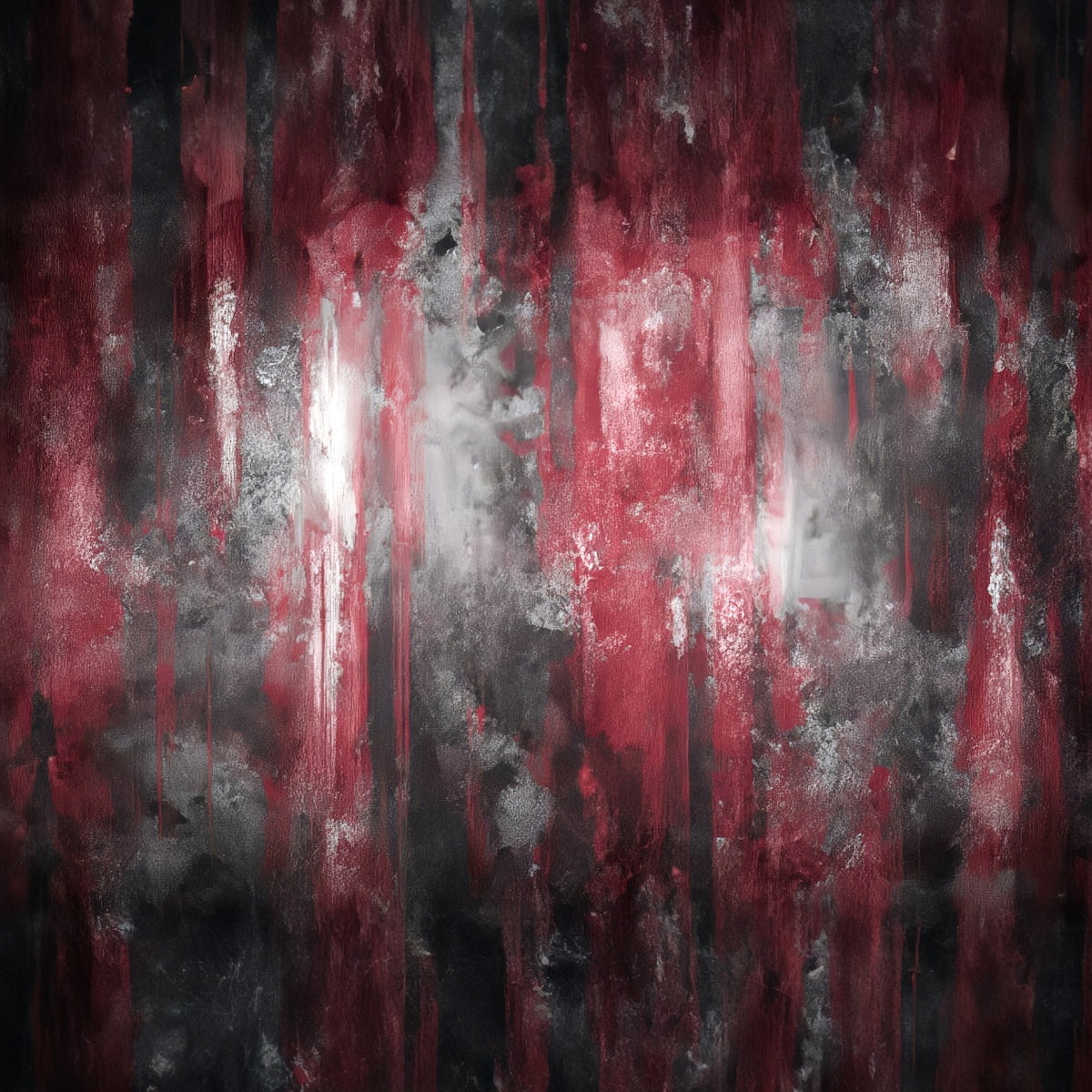 Scary Halloween Crimson Black Grunge Texture Garage Door Backdrop GQ67-43