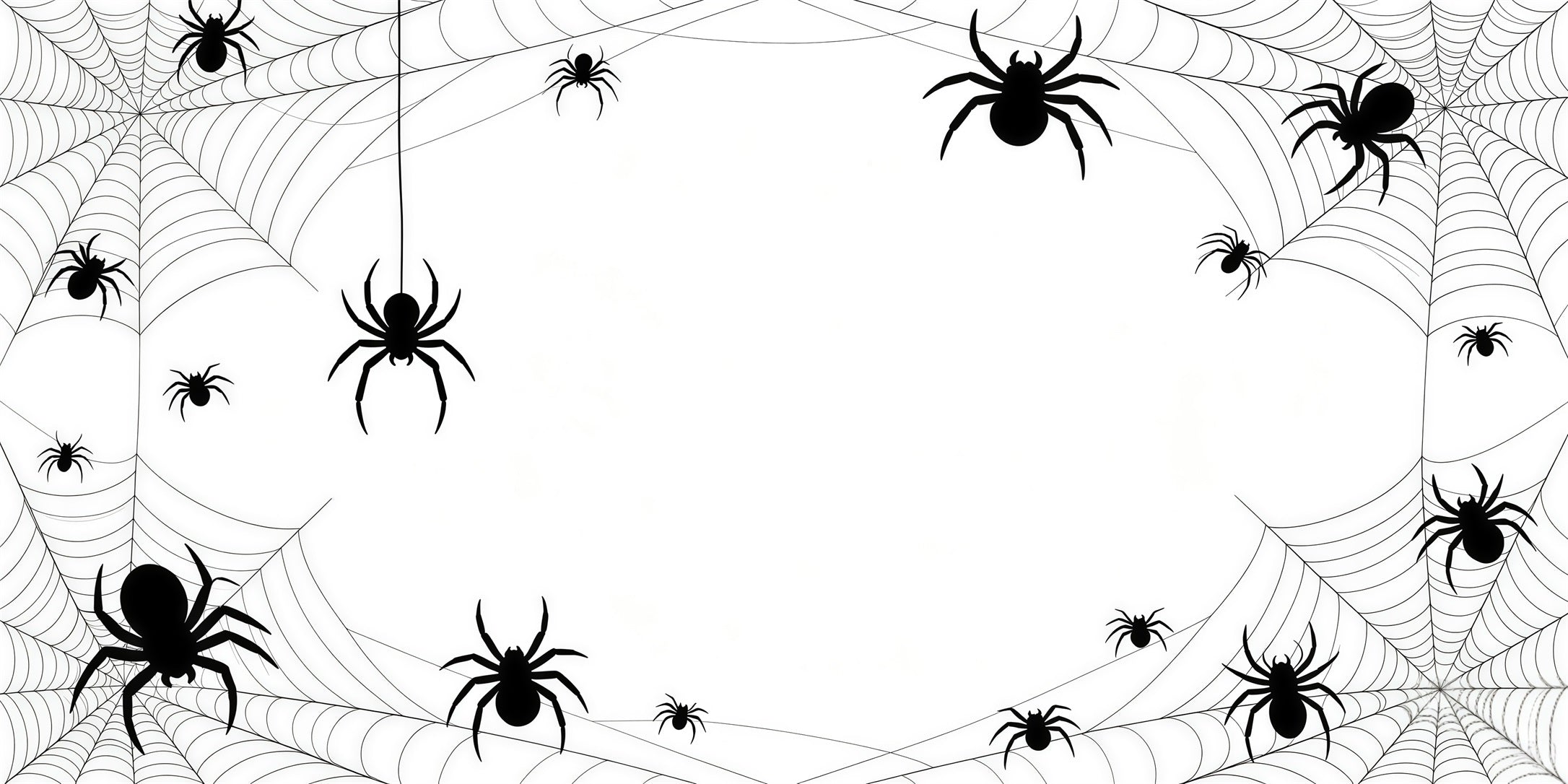 Spider Web Garage Door Cover Spider Web Silhouette Border Halloween Garage Decorations GQ68-9-2 car