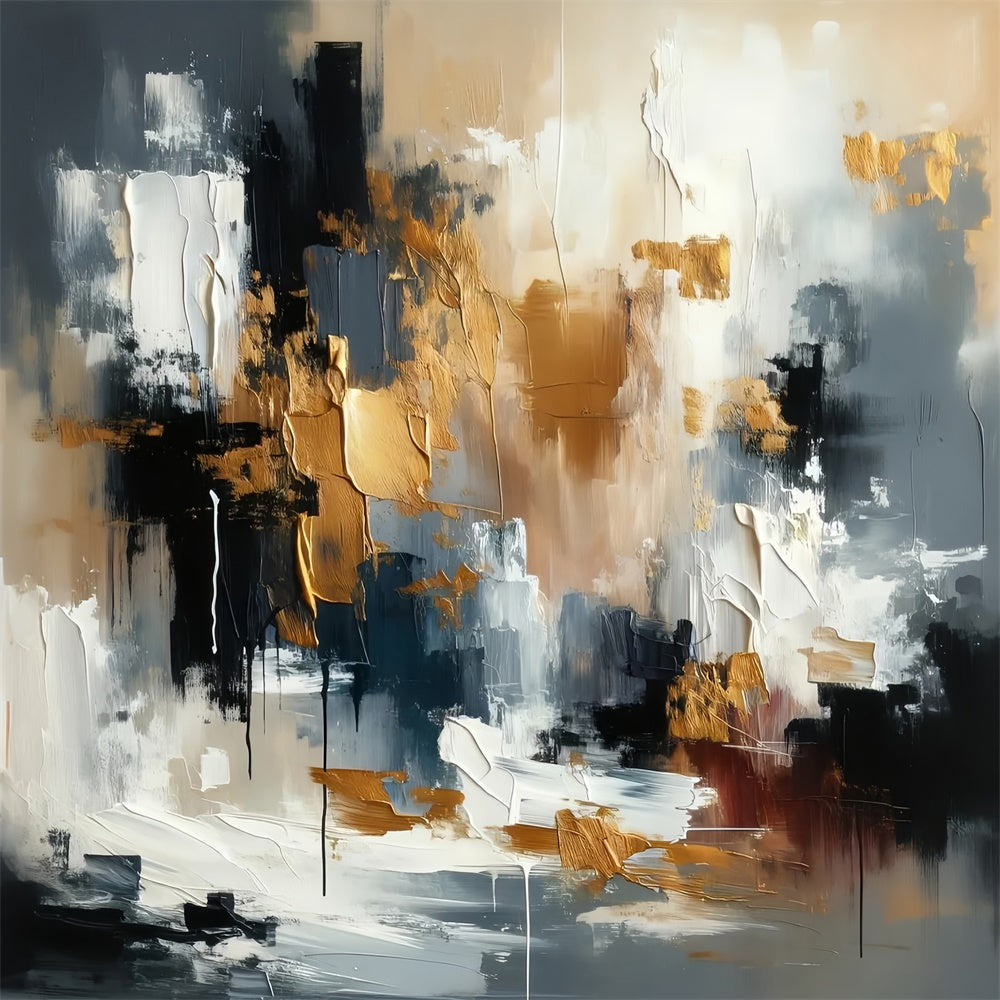 Backdrops Fine Art Golden Elegance Textured Art Backdrop GTY-104