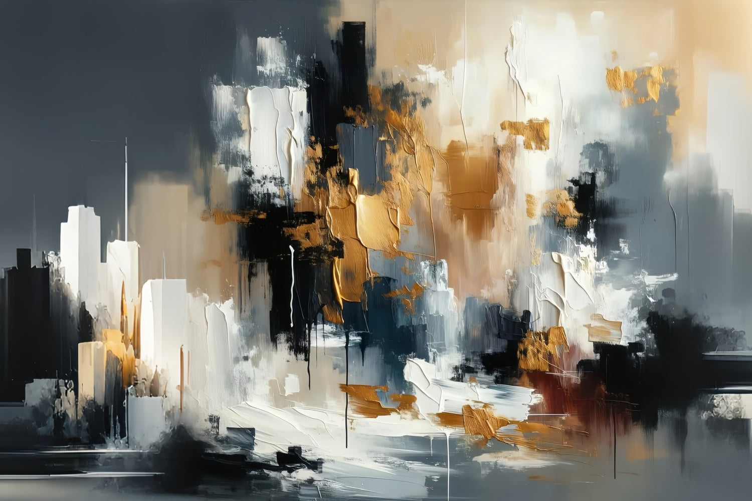 Backdrops Fine Art Golden Elegance Textured Art Backdrop GTY-104