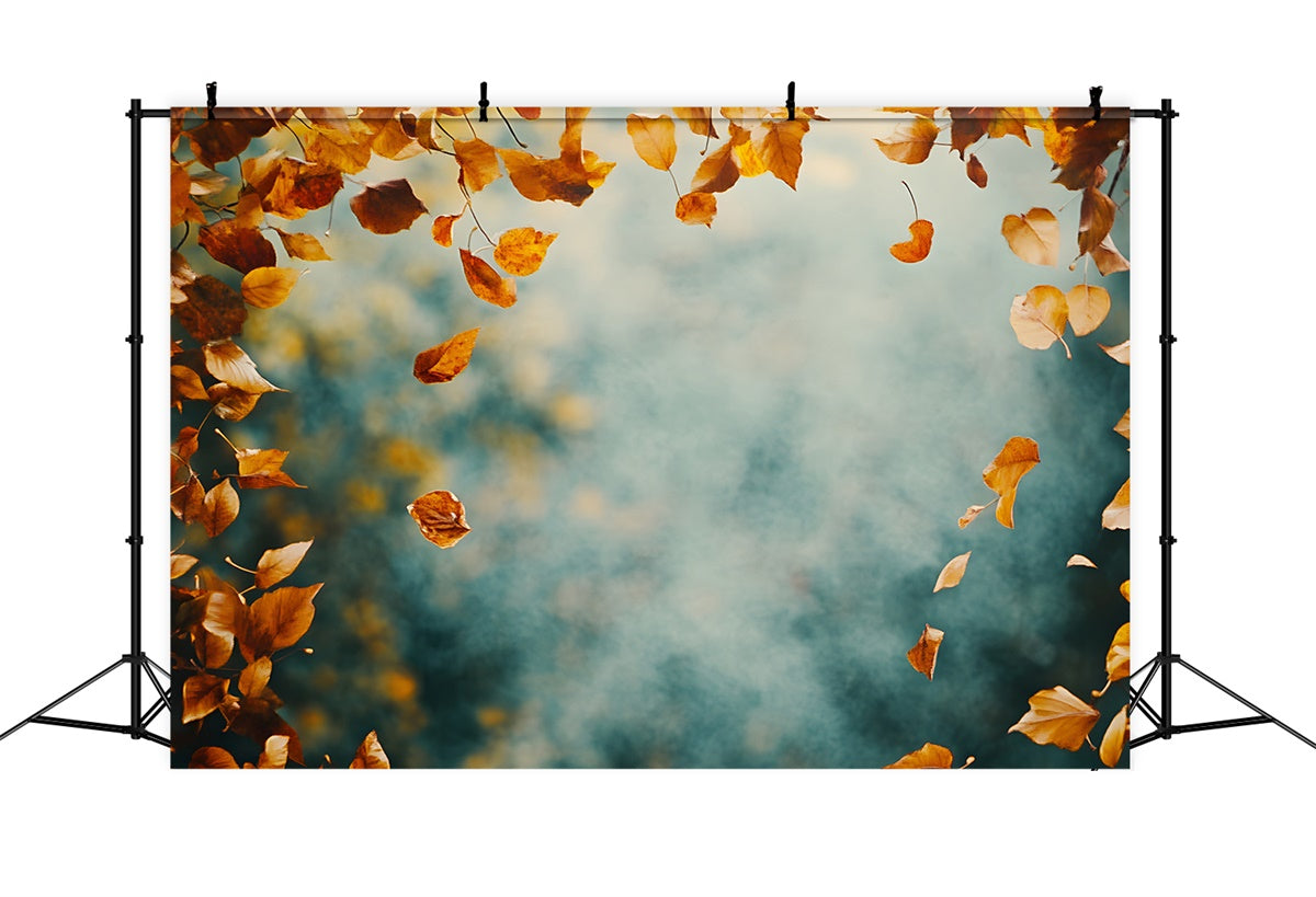 Artistic Backdrops Autumn Leaves Twilight Backdrop GTY-87