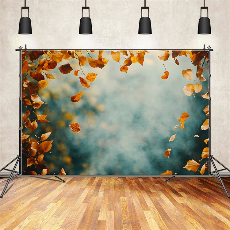 Artistic Backdrops Autumn Leaves Twilight Backdrop GTY-87