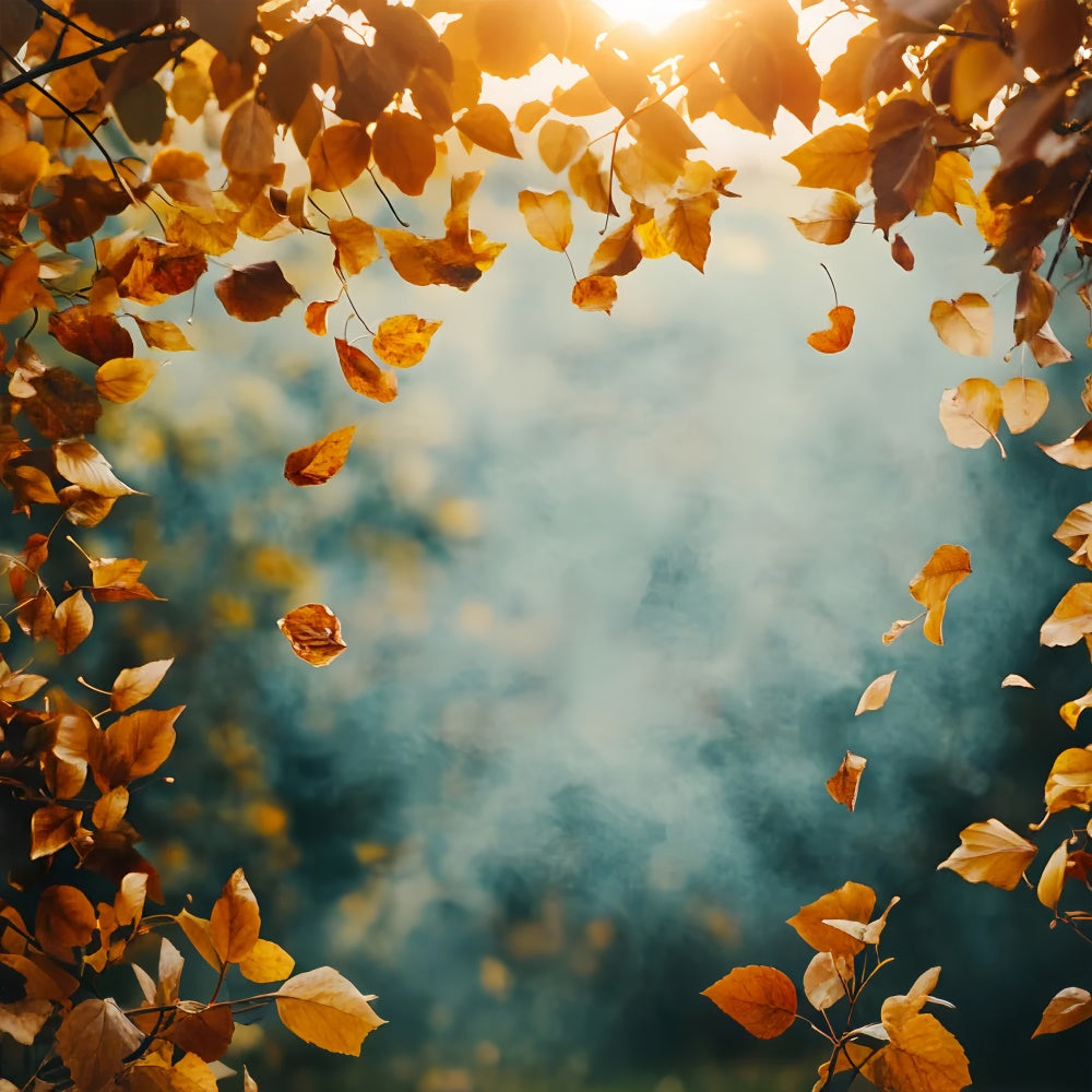 Artistic Backdrops Autumn Leaves Twilight Backdrop GTY-87