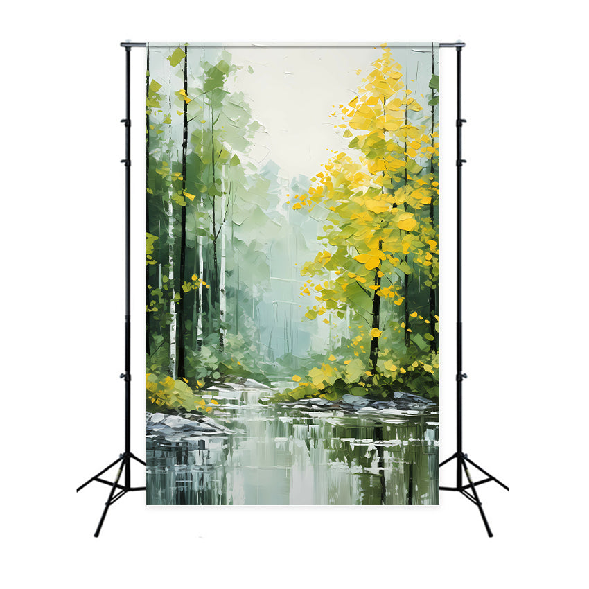 Fine Art Backdrops Dreamy Woodland Serenity Backdrop GTY-98
