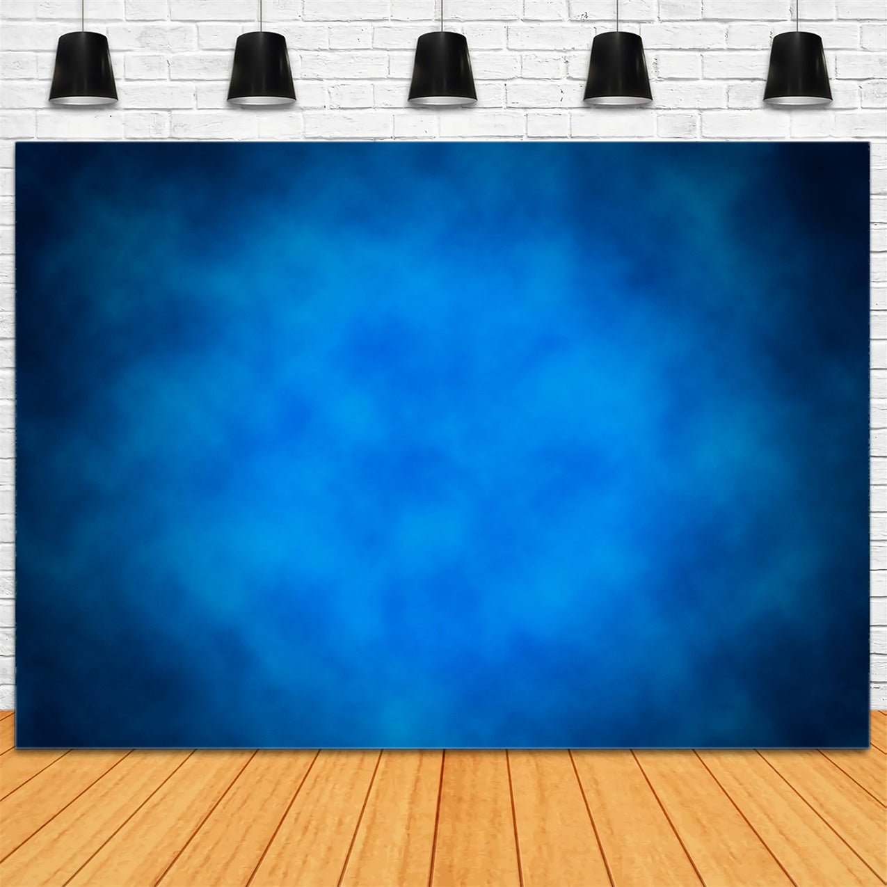 Backdrops Portrait Photography Deep Sky Blue Textured Backdrop GTY2-147