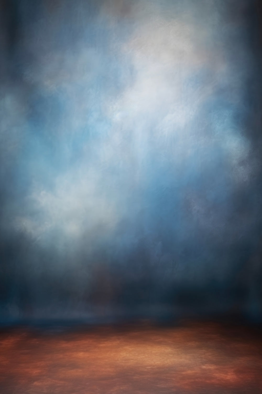 Backdrop For Portraits Misty Blue Abstract Wall Backdrop GTY2-150