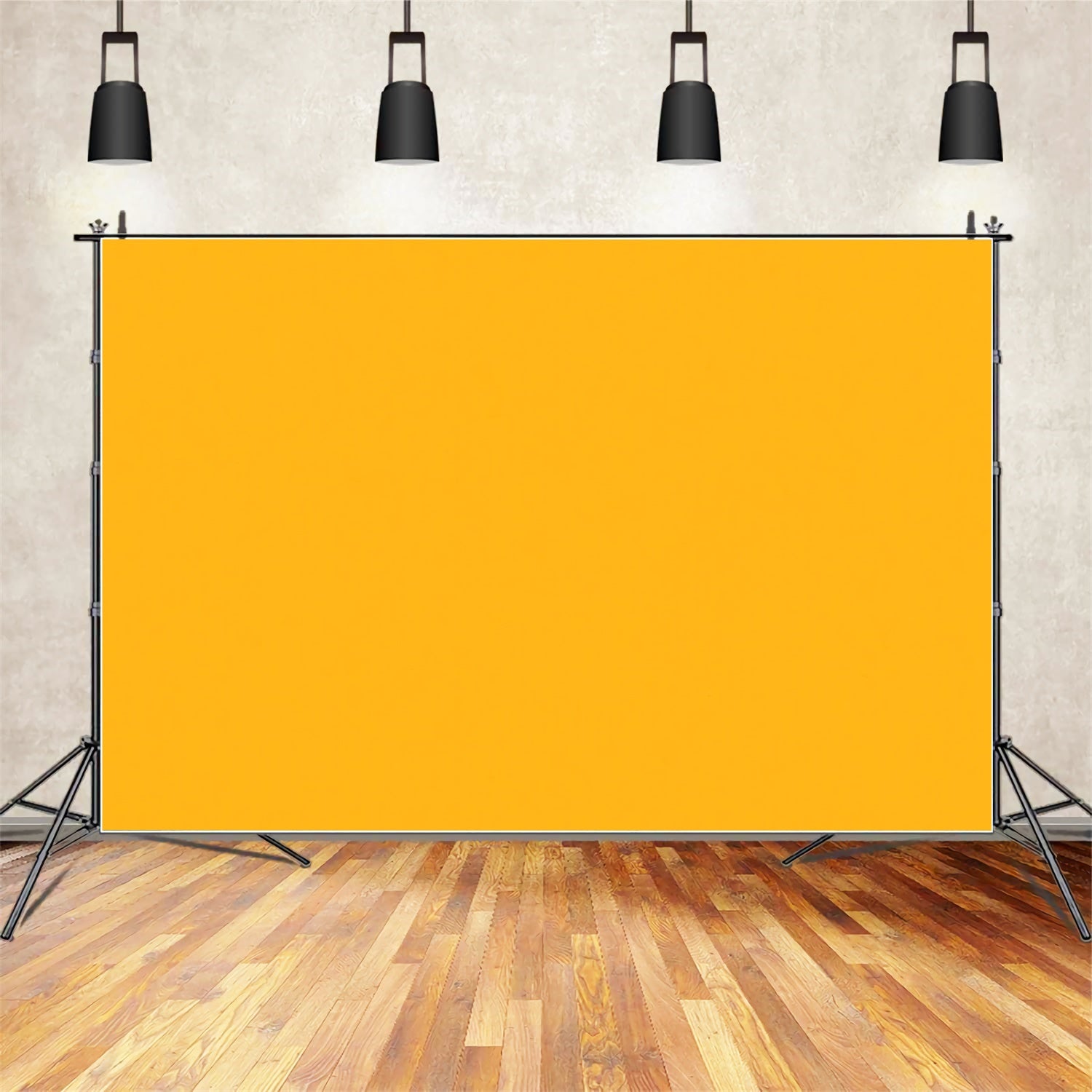 Backdrop Solid Color Warm Honey Yellow Backdrop GTY2-168