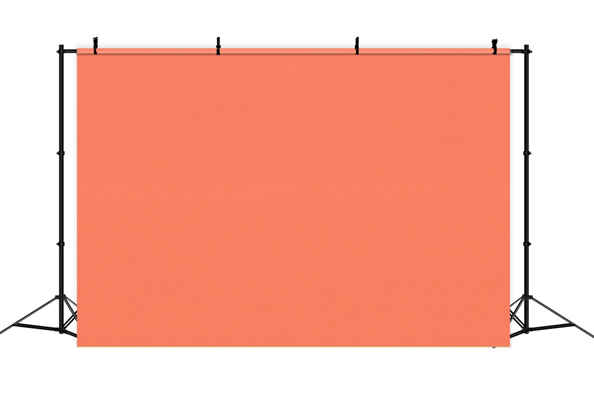 Orange Photography Backdrop Soft Coral Peach Backdrop GTY2-171