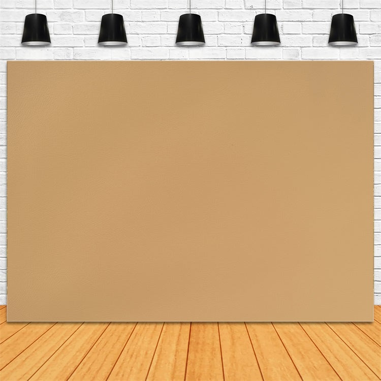 Solid Color Photo Backdrops Rustic Warm Camel Backdrop GTY2-185