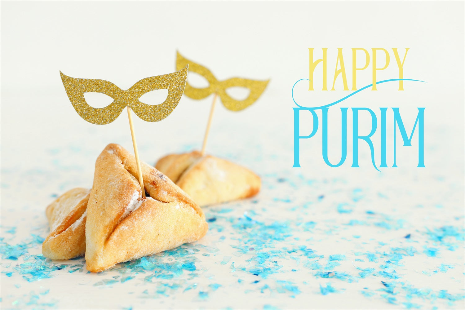 Purim Backdrop Elegant Purim Cookie Mask Backdrop GTY3-10