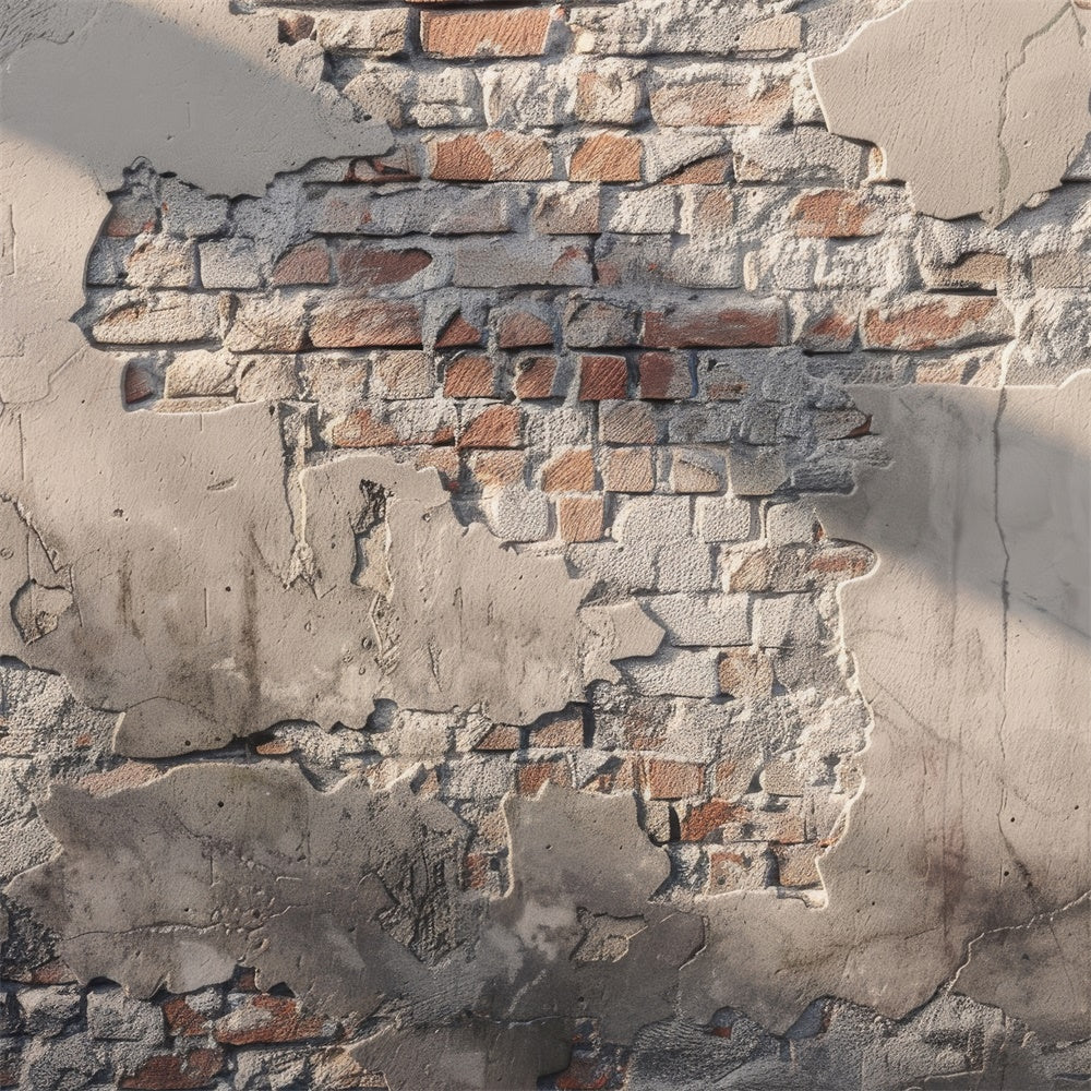 School Portrait Backdrops Rustic Aged Brick Texture Backdrop GTY3-102