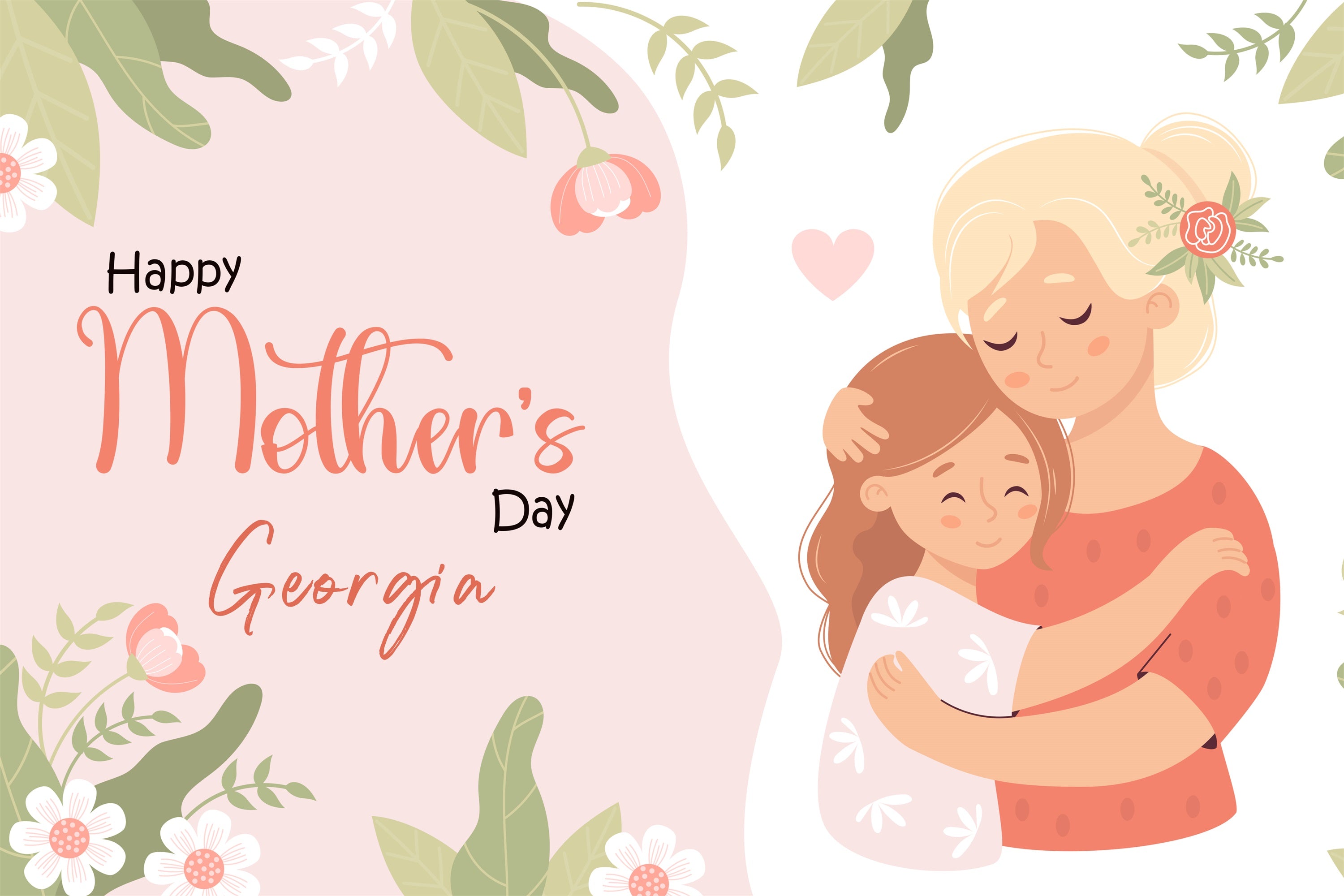 Mother's Day Backdrop Ideas Sweet Warm Embrace Backdrop GTY3-169
