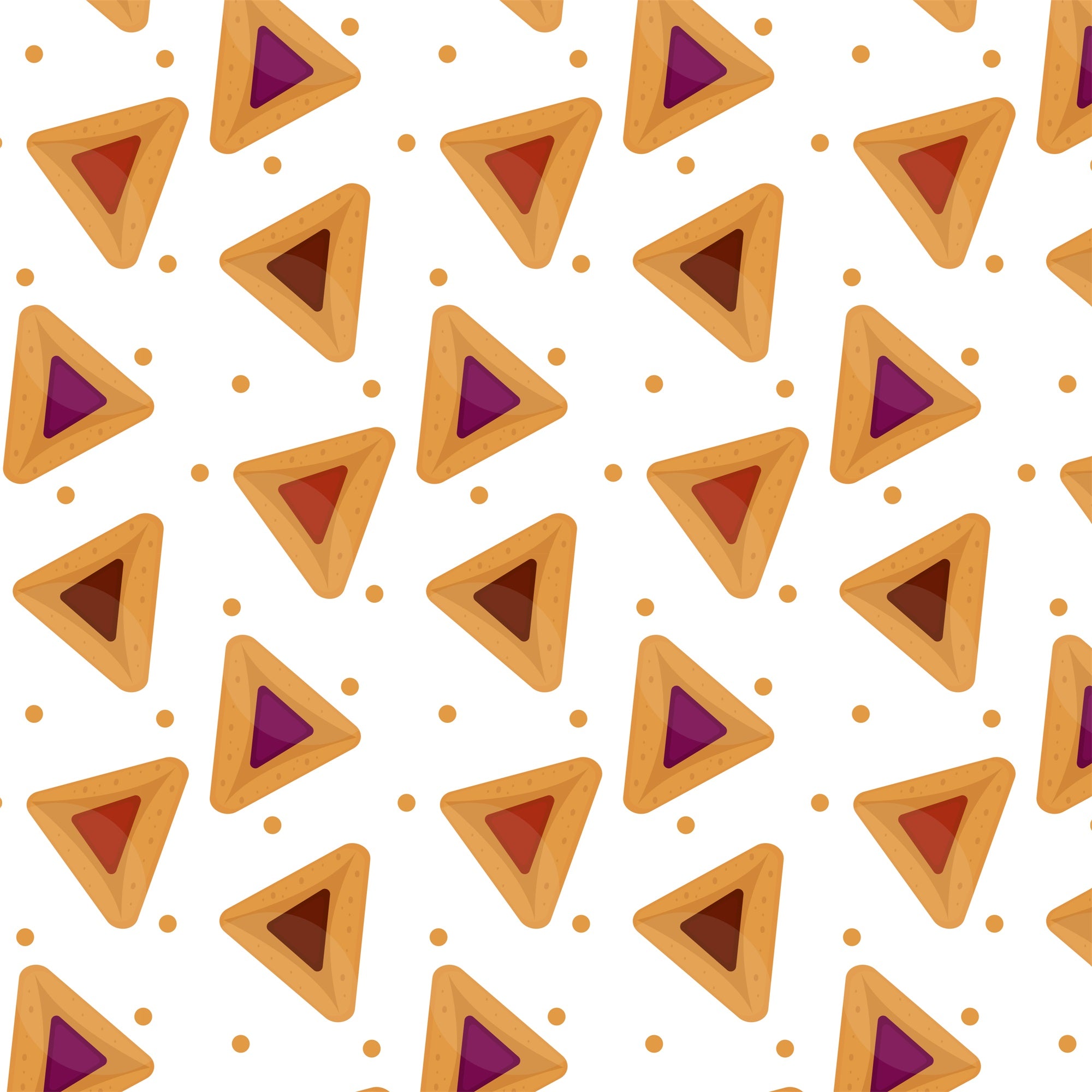 Purim Backdrop Delicious Triangular Purim Cookies Backdrop GTY3-2