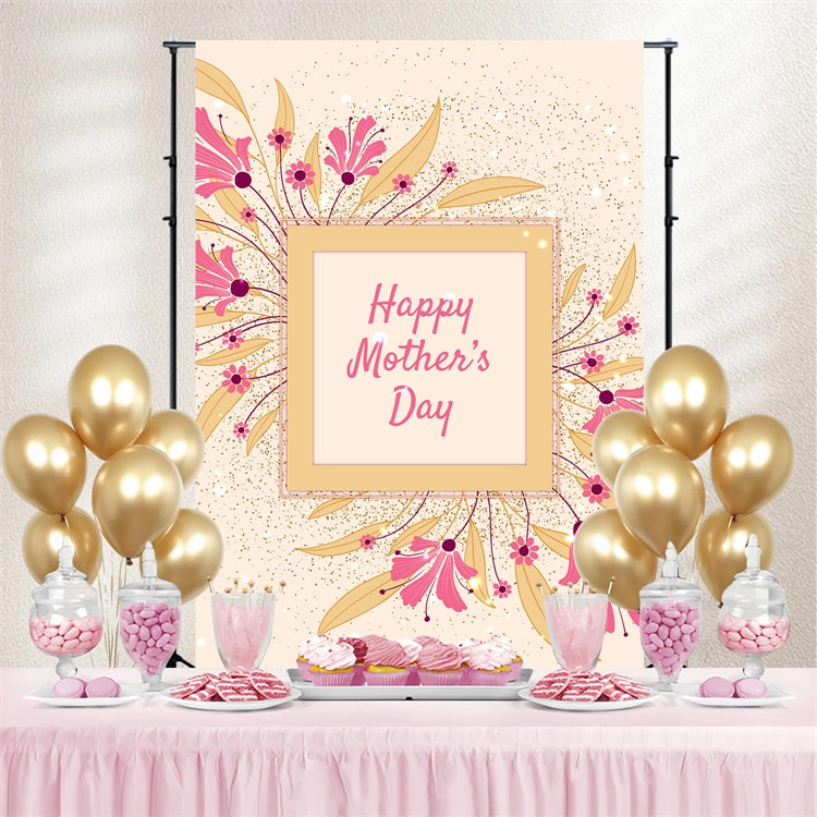 Mothers Day Backdrop Ideas Luxurious Flower Frame Custom Backdrop GTY3-226