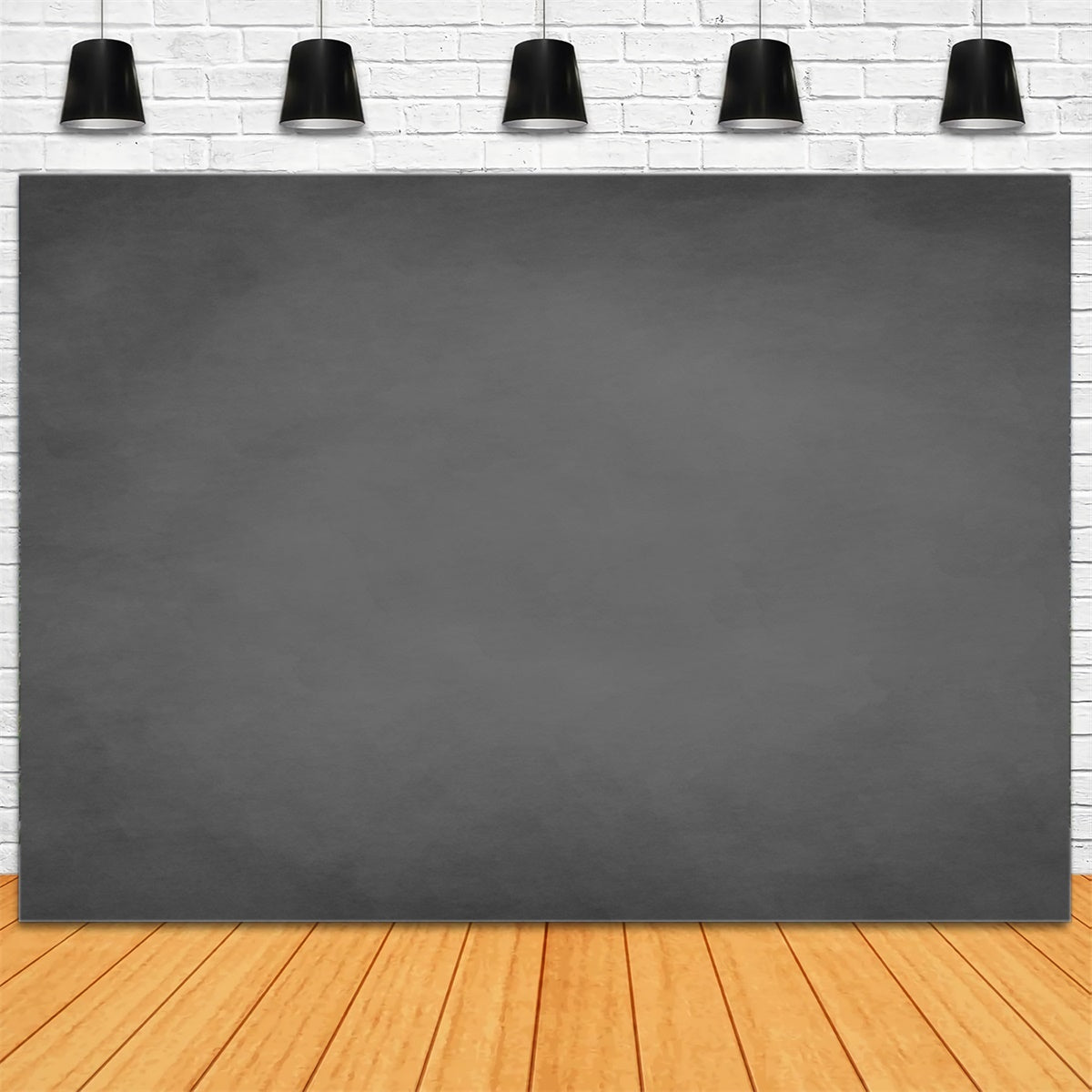 Grey Photo Backdrop Soft Gradient Dark Gray Backdrop GTY3-317