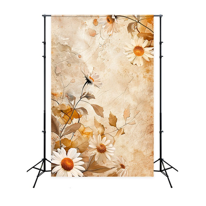 Professional Headshot Backdrop Rustic Daisy Bloom Backdrop GTY3-350