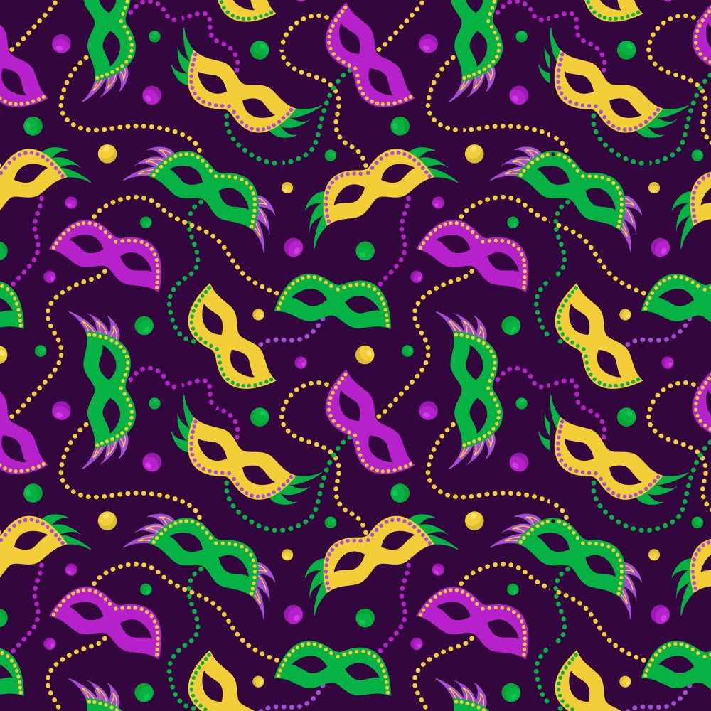 Purim Backdrop Purple Masquerade Purim Party Backdrop GTY3-5