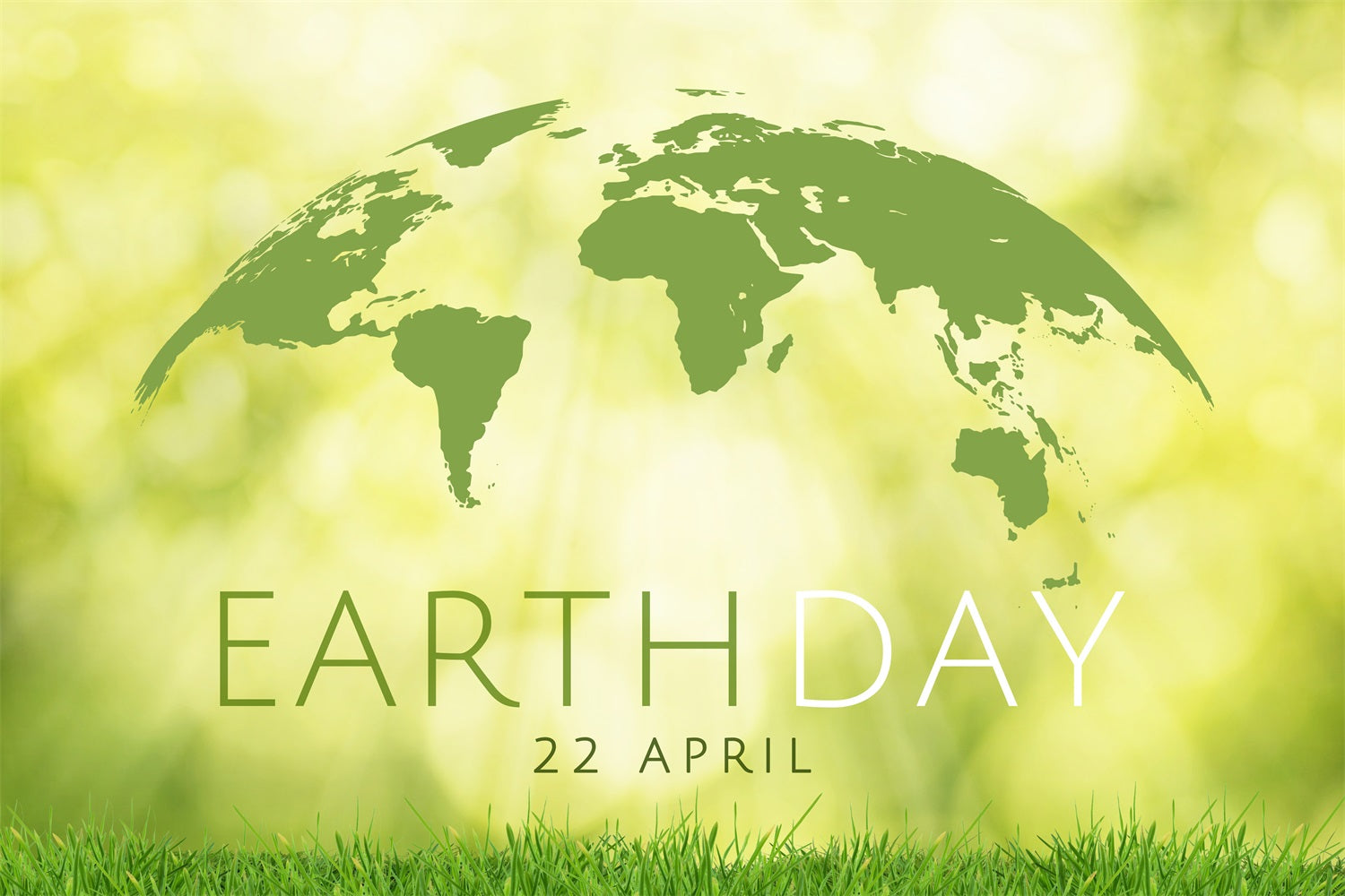 Happy Earth Day Backdrop Earth Day April 22 Event Backdrop GTY3-52