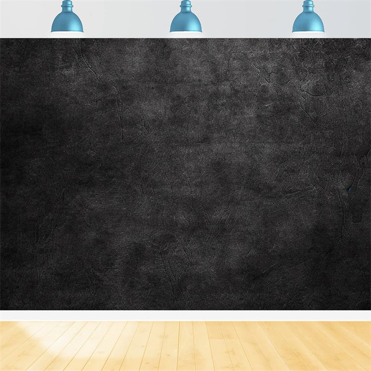 Black Photo Backdrop Dark Charcoal Textured Wall Backdrop GTY3-93