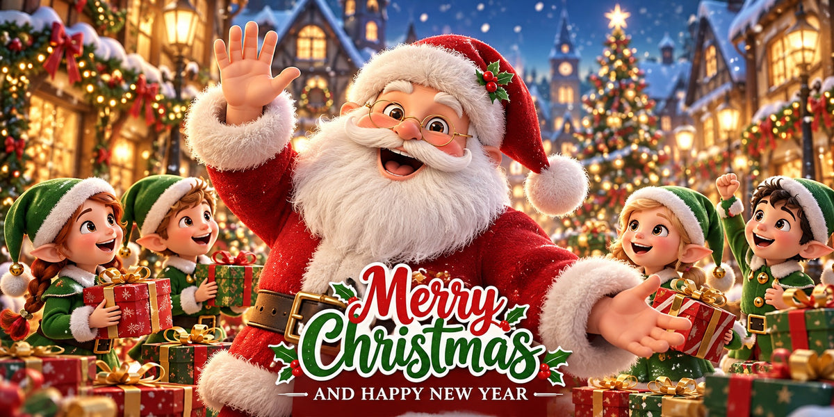 Christmas Theme Garage Door Cover Santa Gift Celebration Outdoor Christmas Garage Door Decoration HQ610-80-2 Car