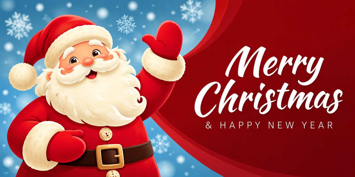 Merry Christmas Garage Door Cover Cartoon Santa Greeting Christmas Holiday Garage Door Cover HQ610-82-2 Car