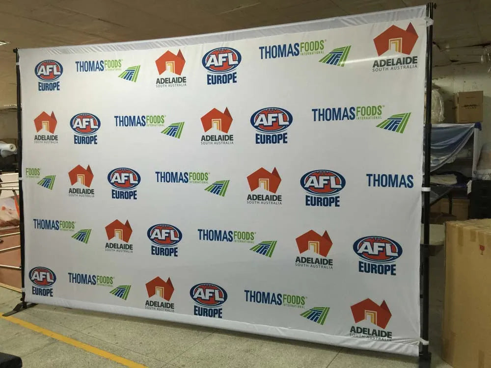 Custom Step & Repeat Logo Personalized Photo Banner