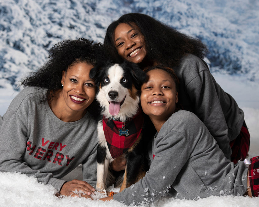 Christmas Tree Snow Monutain Photo Booth Backdrop KAT-3