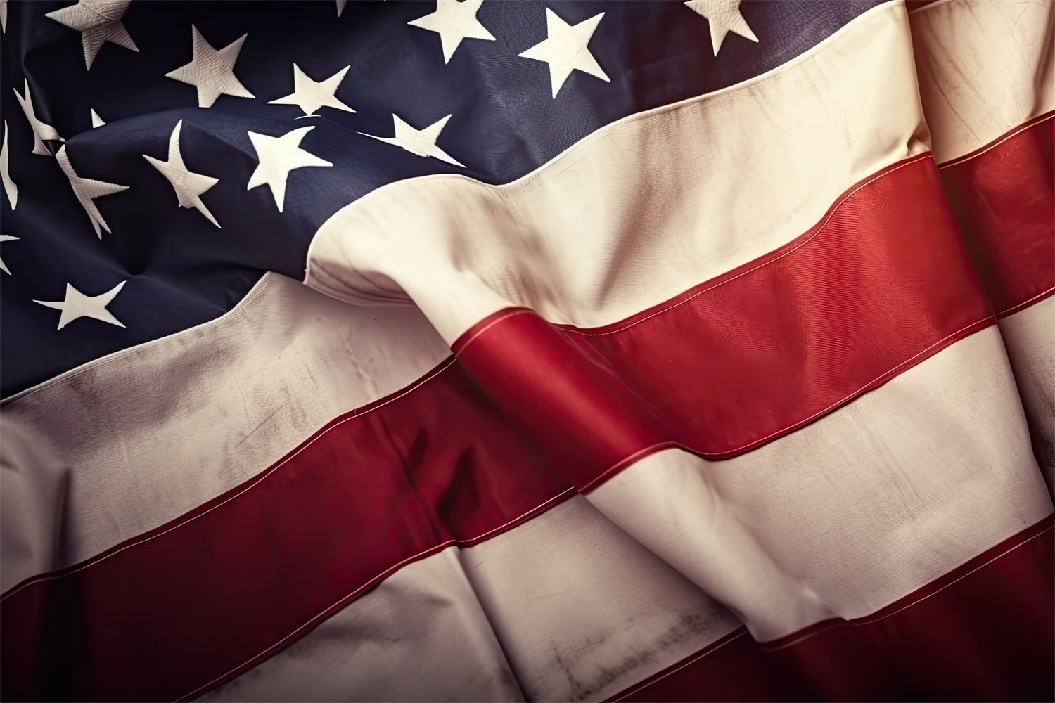 American Flag Backdrops Classic Stars Stripes Fabric Backdrop LXX1-175