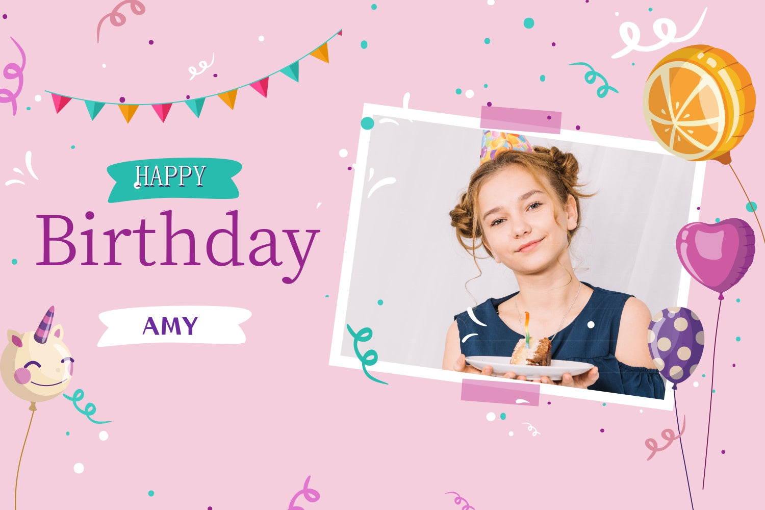 Personalized Backdrops For Birthday Pastel Party Celebration Backdrop LXX1-243