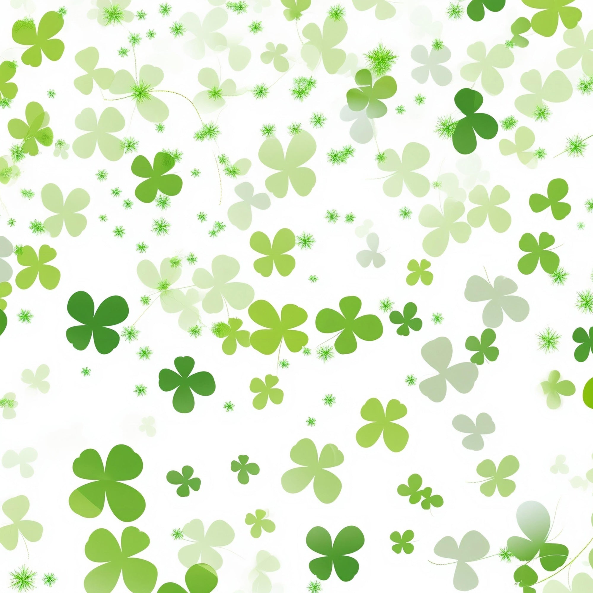 St Patricks Day Backdrop Airy Shamrock Festive Backdrop LXX1-34