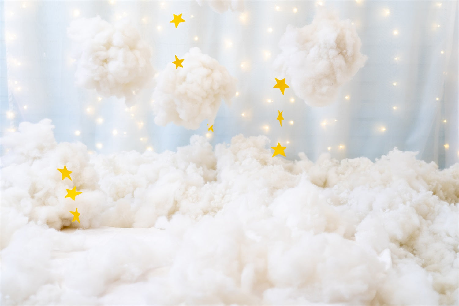 Cloudy Backdrop Fluffy Star Magic Photography Backdrop LXX1-345