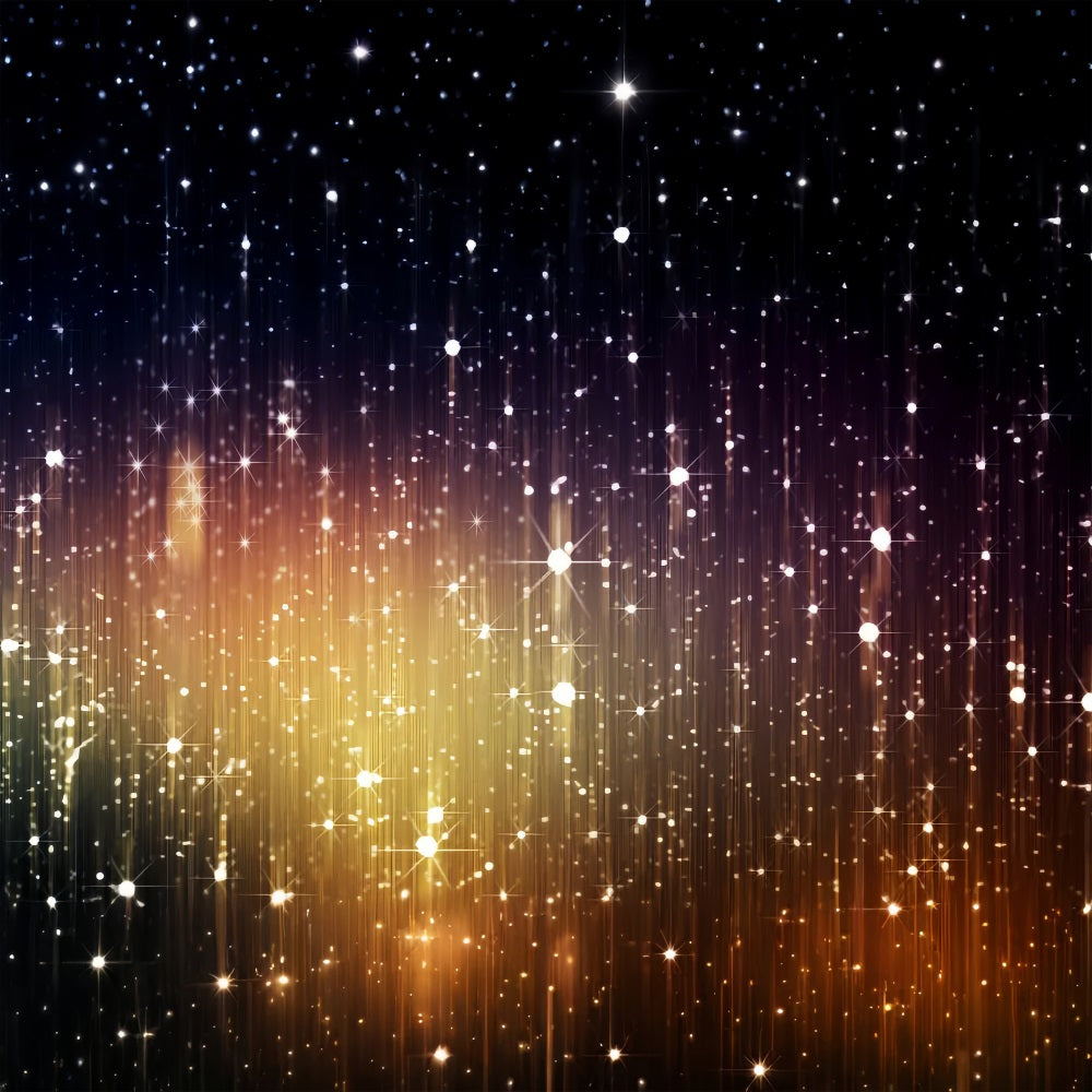 Starry Night Sky Backdrop Radiant Shimmer Backdrop LXX1-349