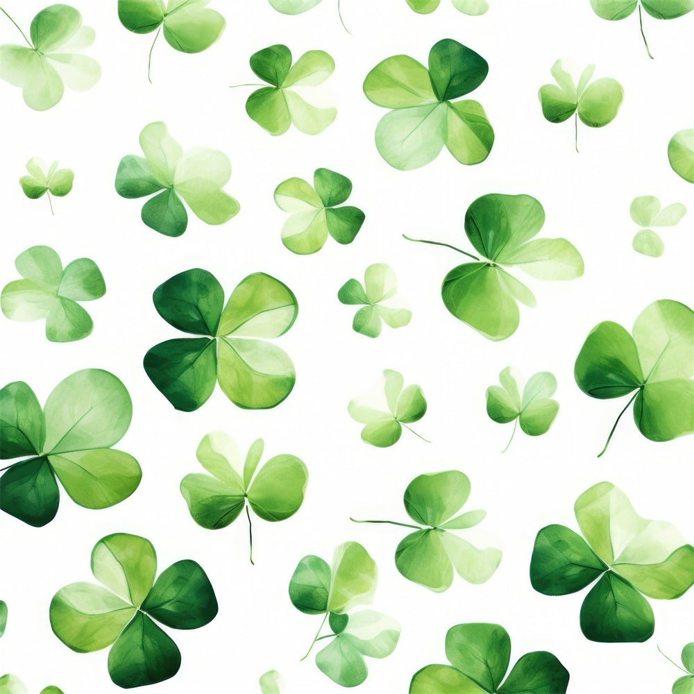 St Patrick's Day Backdrop Green Clover Festival Backdrop LXX1-35