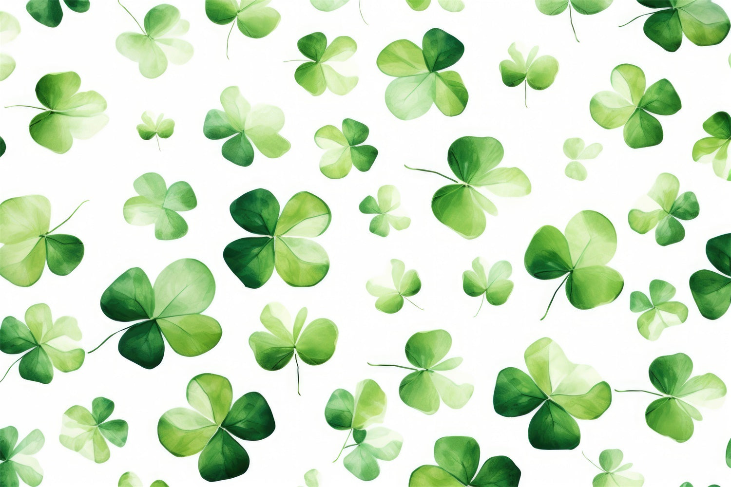 St Patrick's Day Backdrop Green Clover Festival Backdrop LXX1-35