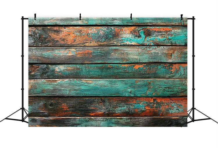 St Patrick's Day Backdrop Vintage Rustic Wood Backdrop LXX1-53