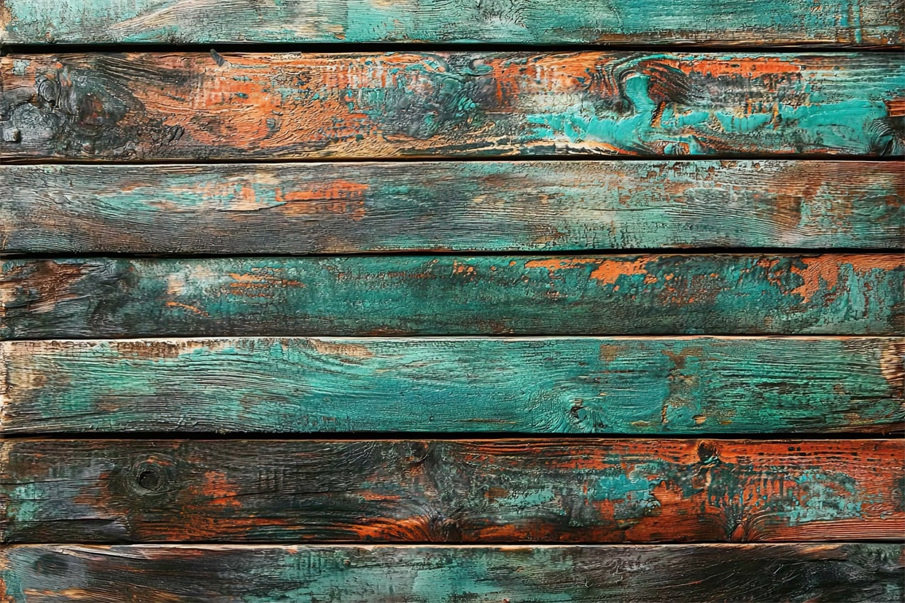 St Patrick's Day Backdrop Vintage Rustic Wood Backdrop LXX1-53