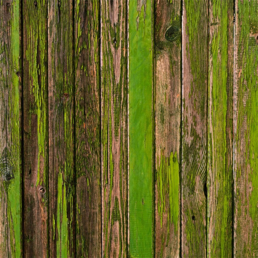 St Patrick's Day Photo Backdrop Rustic Mossy Wooden Backdrop LXX1-54