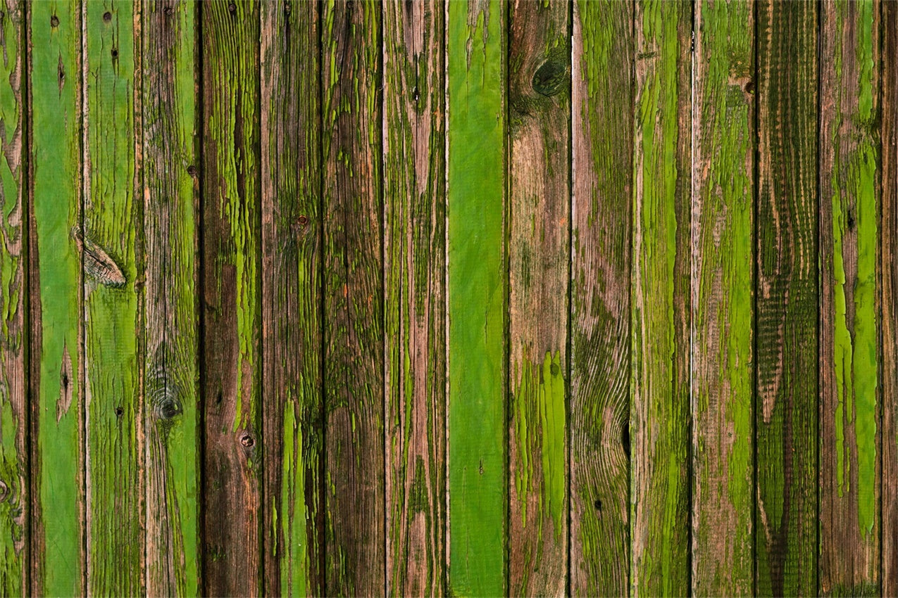 St Patrick's Day Photo Backdrop Rustic Mossy Wooden Backdrop LXX1-54
