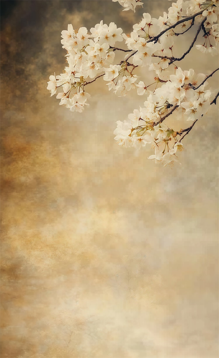 Floral Photo Backdrops Dreamy Soft Bloom Sweep Backdrop LXX2-257