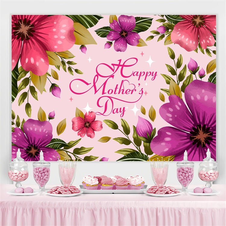 Mothers Day Backdrop Bright Blossom Elegance Custom Backdrop LXX3-73