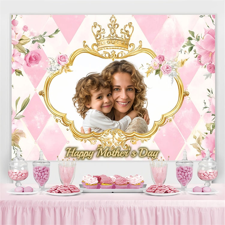 Mothers Day Photo Backdrop Elegant Blooming Floral Custom Backdrop LXX3-91