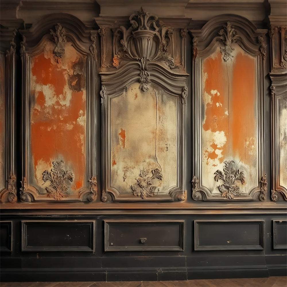 Victorian Backdrop Rustic Antique Wall Texture Vintage Wall Backdrop LXX510-104