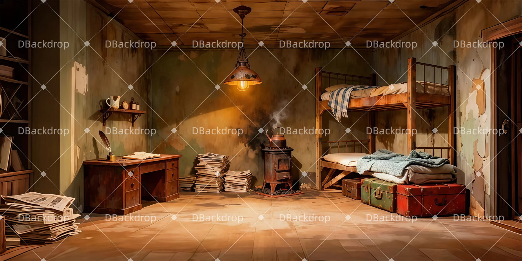 Theater Stage Backdrop Vintage Dorm Room Large Stage Backdrops LXX511-T26