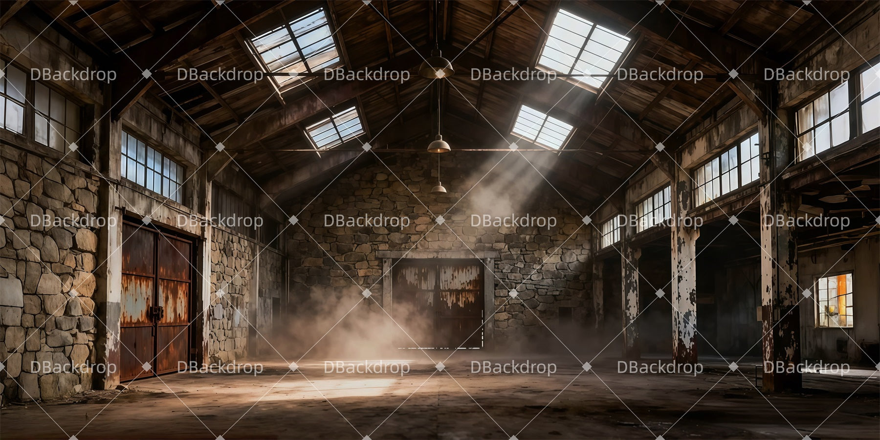 Large Stage Backdrops Industrial Silent Space Theater Backdrop LXX511-T47