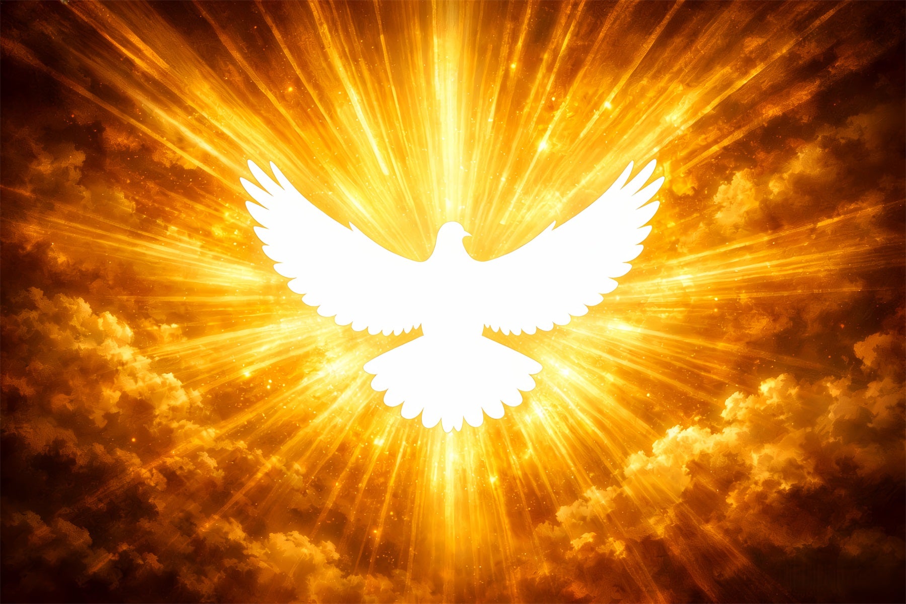 Church Easter Photo Backdrop Radiant Songbirds Resurrection Light Easter Backdrops LXX512-105