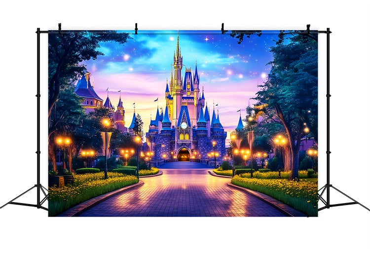 Fairy Forest Backdrop Twilight Dream Palace Backdrop LXX57-116