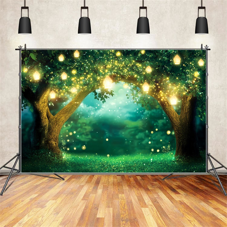 Enchanted Forest Backdrops Twinkle Tree Archway Backdrop LXX57-121